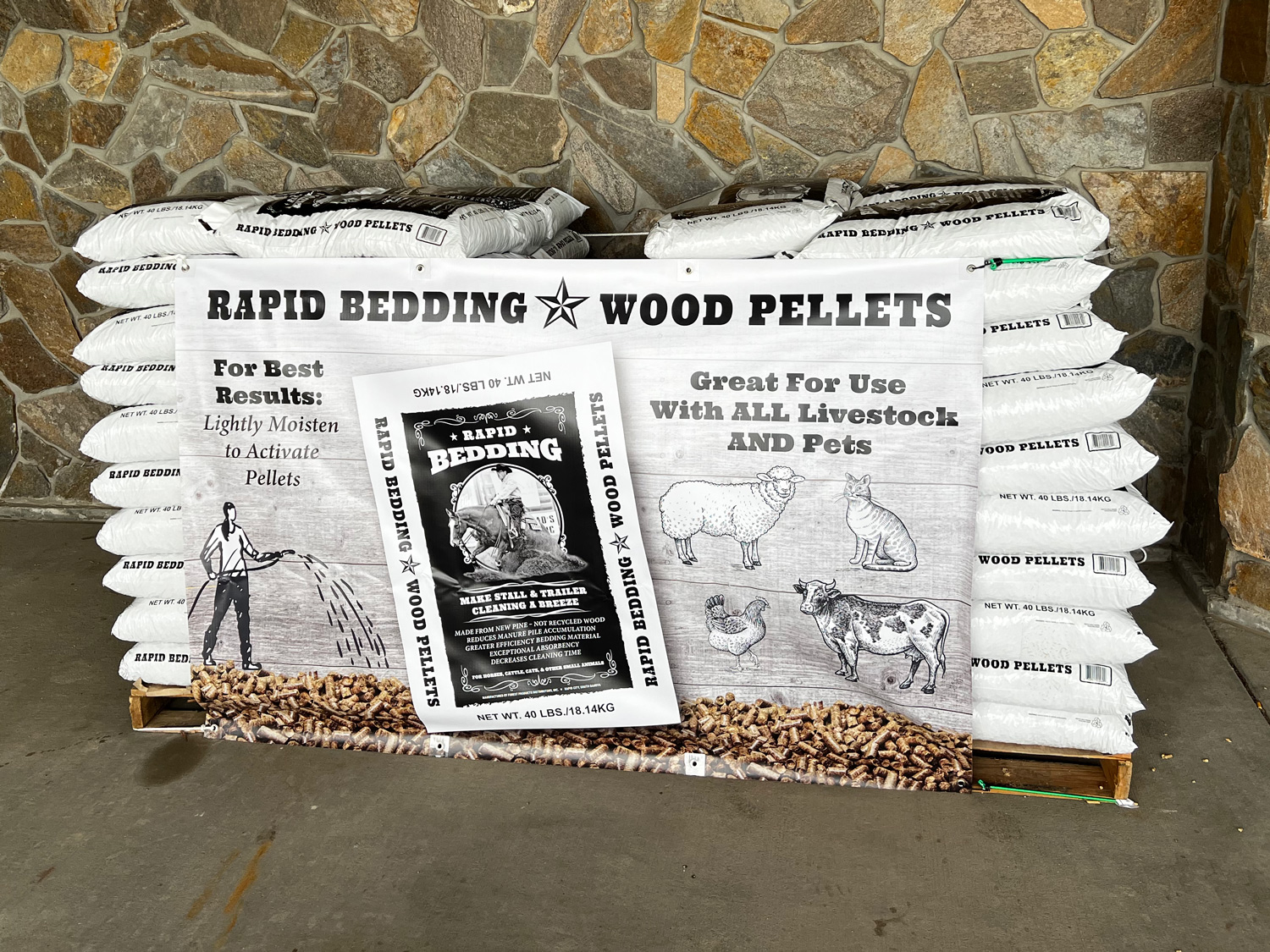 Rapid Bedding Pine Pellets